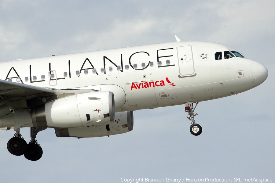 Avianca Airbus A319-132 (N522TA) | Photo 108709