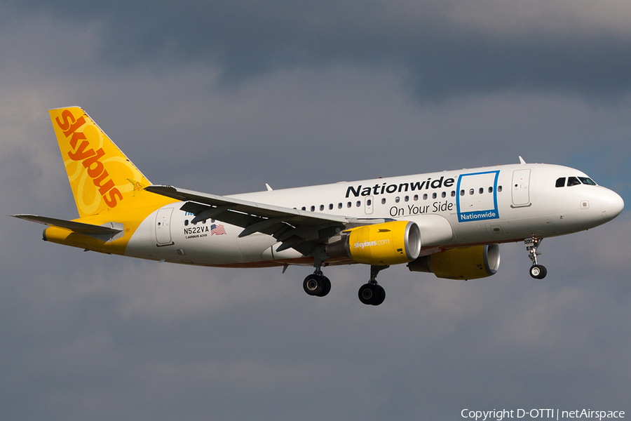 Skybus Airlines Airbus A319-112 (N522VA) | Photo 214387
