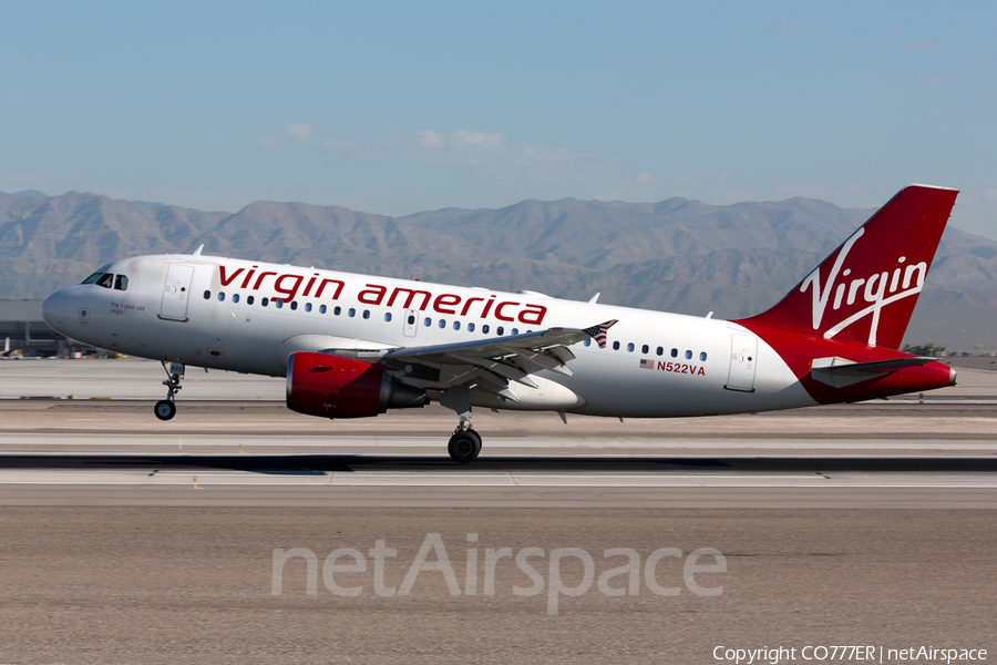 Virgin America Airbus A319-112 (N522VA) | Photo 59668