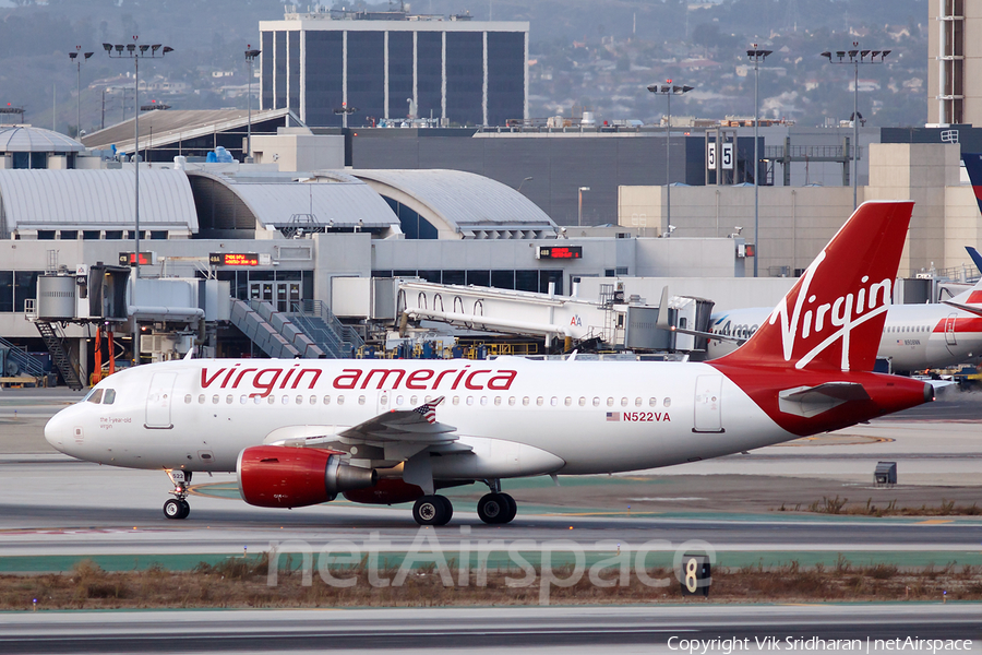 Virgin America Airbus A319-112 (N522VA) | Photo 33959