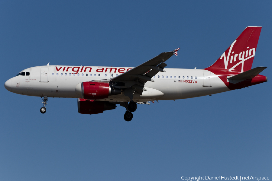 Virgin America Airbus A319-112 (N522VA) | Photo 446094