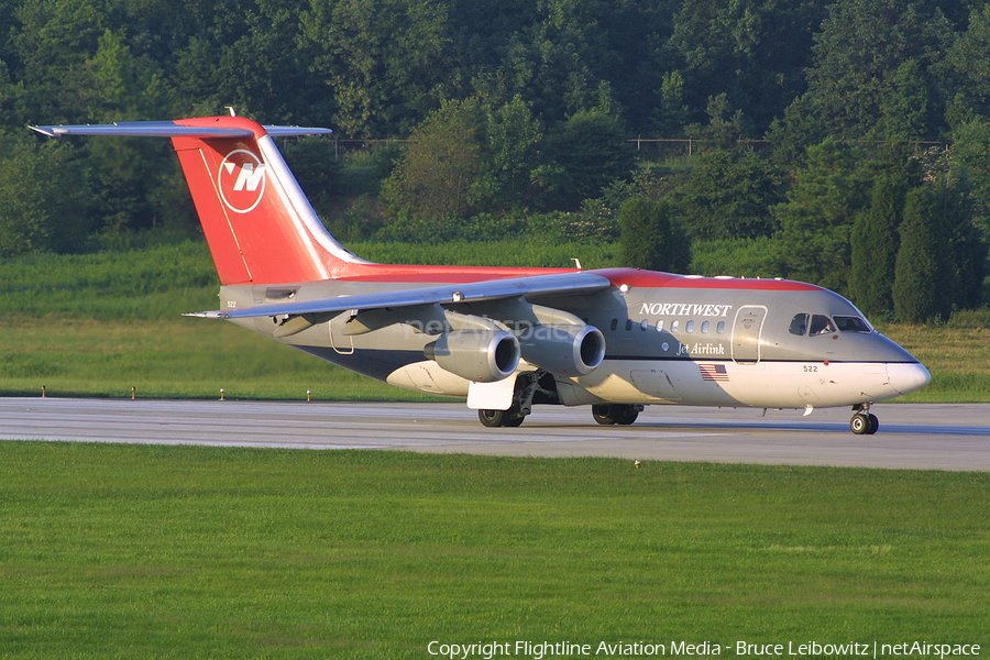 Northwest Airlink (Mesaba Airlines) BAe Systems BAe-146-RJ85 (N522XJ) | Photo 185836