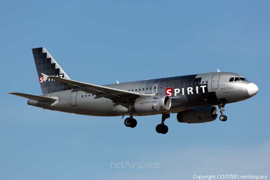 Spirit Airlines Airbus A319-132 (N523NK) | Photo 21719