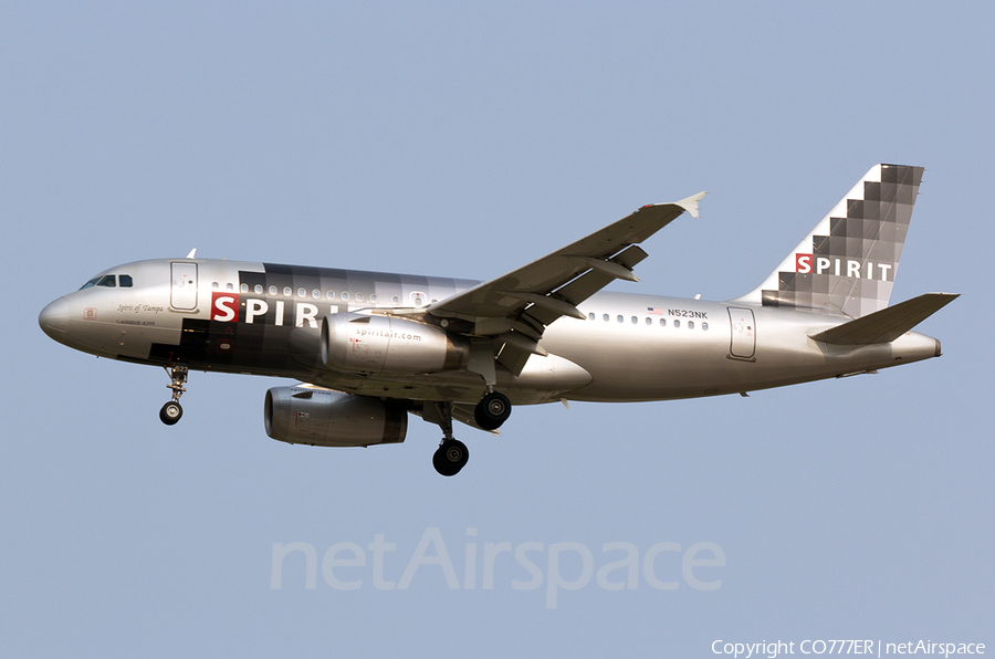 Spirit Airlines Airbus A319-132 (N523NK) | Photo 6191