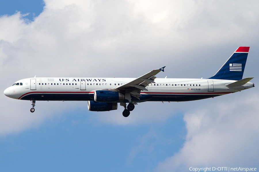 US Airways Airbus A321-231 (N523UW) | Photo 386299