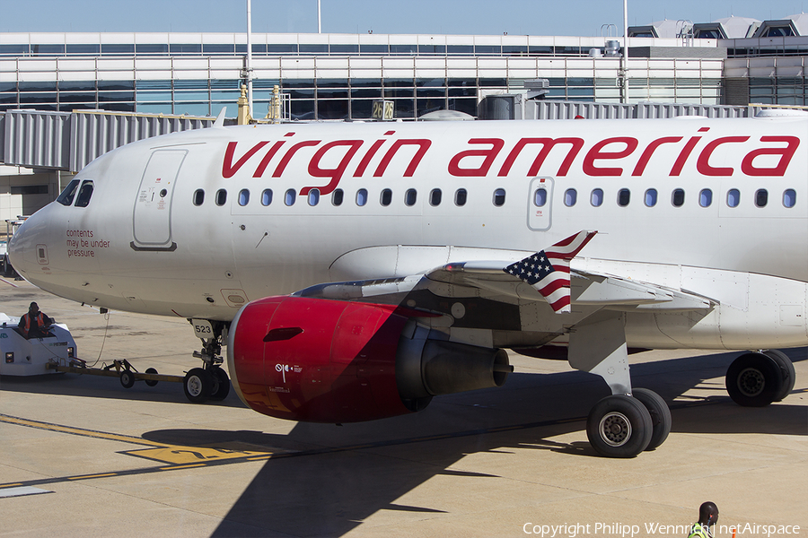 Virgin America Airbus A319-112 (N523VA) | Photo 128170