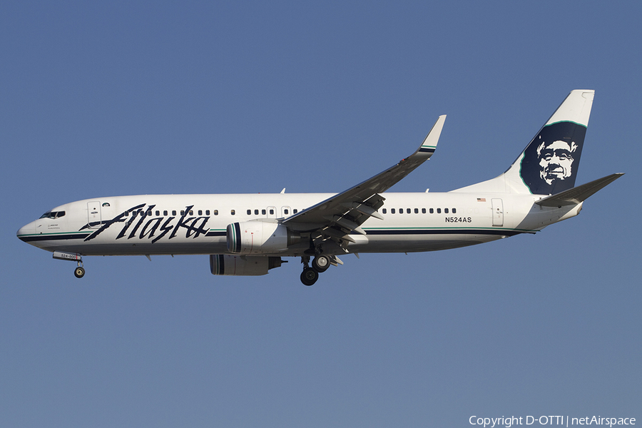 Alaska Airlines Boeing 737-890 (N524AS) | Photo 337749