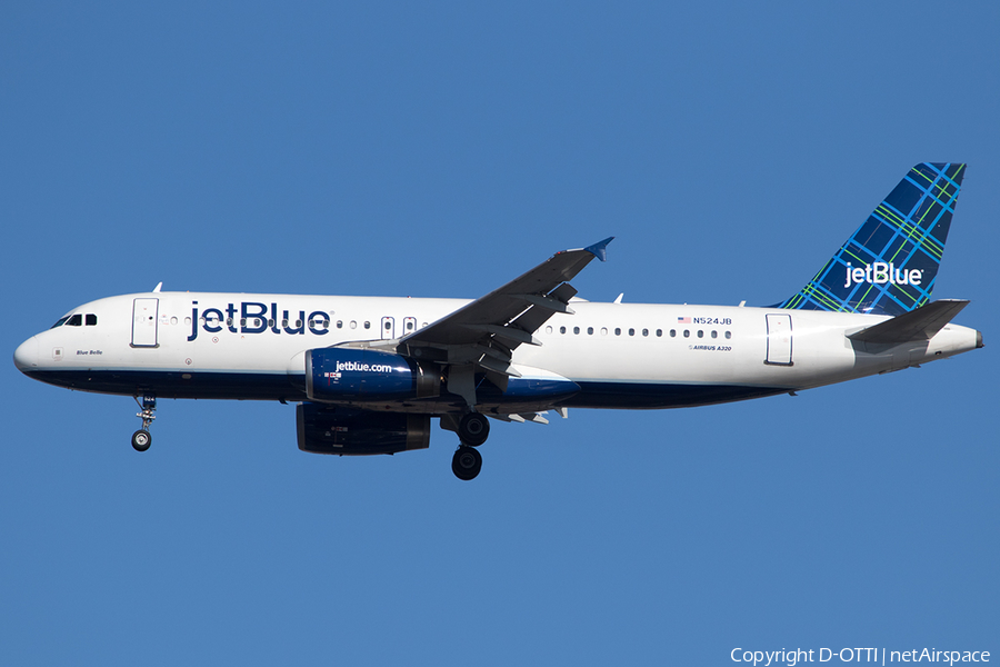 JetBlue Airways Airbus A320-232 (N524JB) | Photo 219082