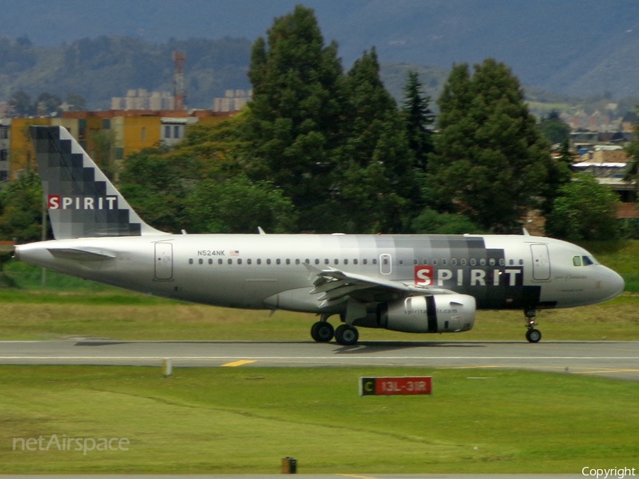 Spirit Airlines Airbus A319-132 (N524NK) | Photo 32938