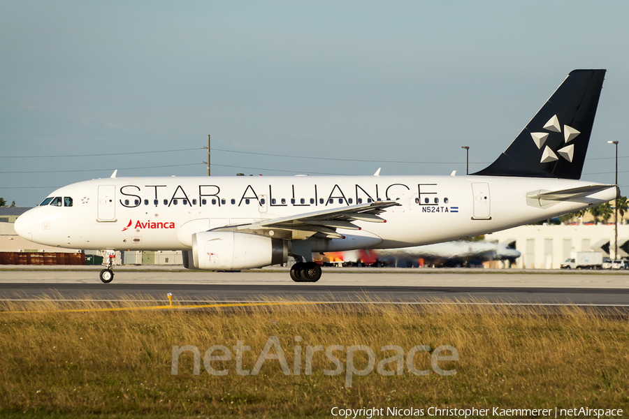 Avianca Airbus A319-132 (N524TA) | Photo 122295