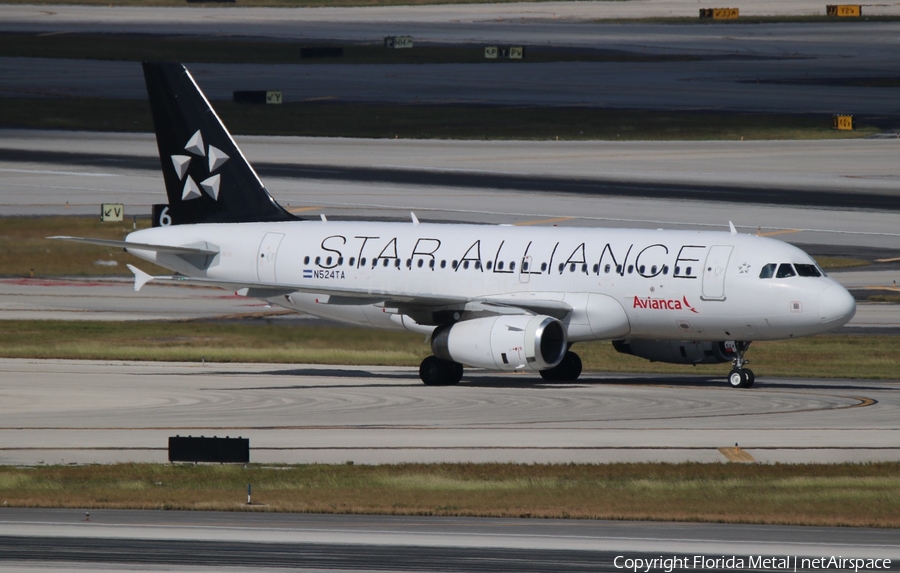Avianca Airbus A319-132 (N524TA) | Photo 588403