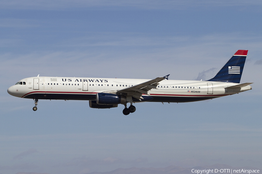 US Airways Airbus A321-231 (N524UW) | Photo 341745