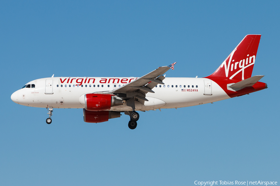 Virgin America Airbus A319-112 (N524VA) | Photo 297189
