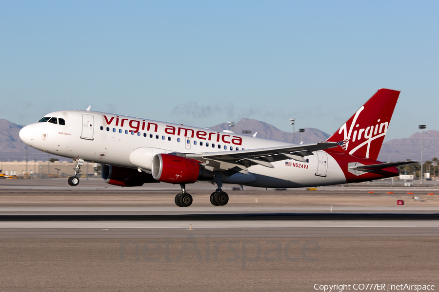 Virgin America Airbus A319-112 (N524VA) | Photo 35550