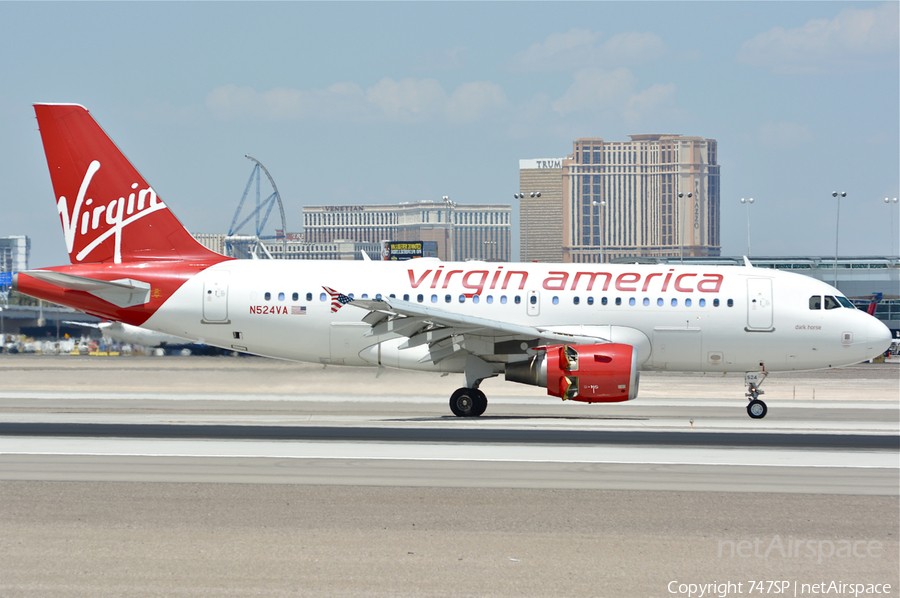 Virgin America Airbus A319-112 (N524VA) | Photo 44288