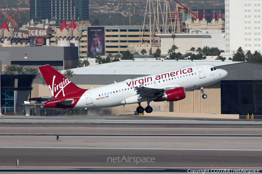 Virgin America Airbus A319-112 (N524VA) | Photo 96480