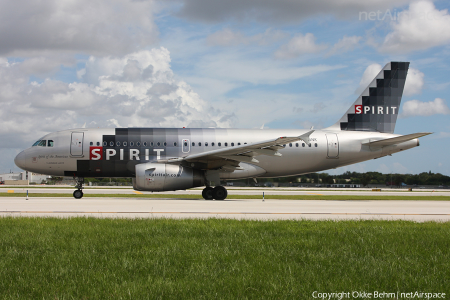 Spirit Airlines Airbus A319-132 (N525NK) | Photo 53964