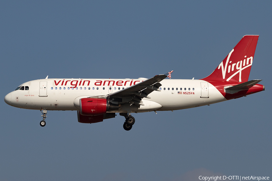 Virgin America Airbus A319-112 (N525VA) | Photo 143753