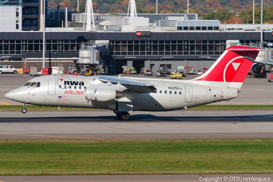 Northwest Airlink (Mesaba Airlines) BAe Systems BAe-146-RJ85 (N525XJ) | Photo 190088