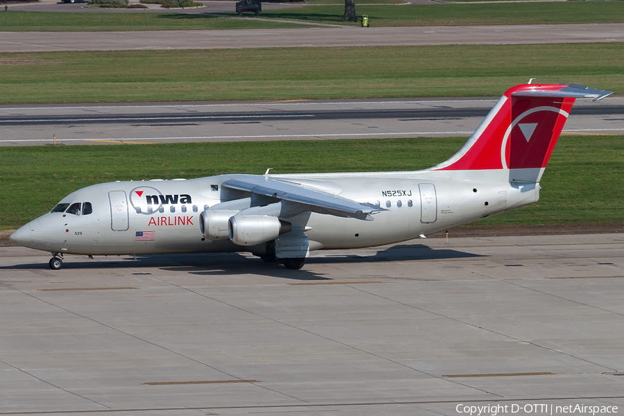 Northwest Airlink (Mesaba Airlines) BAe Systems BAe-146-RJ85 (N525XJ) | Photo 191239