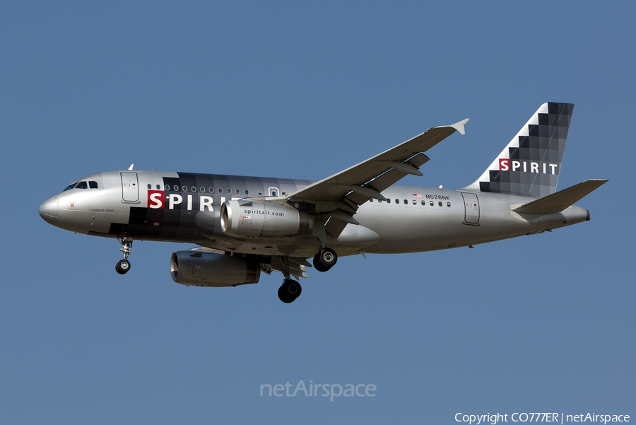 Spirit Airlines Airbus A319-132 (N526NK) | Photo 11672