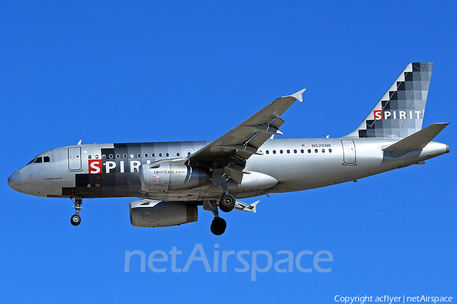 Spirit Airlines Airbus A319-132 (N526NK) | Photo 171408
