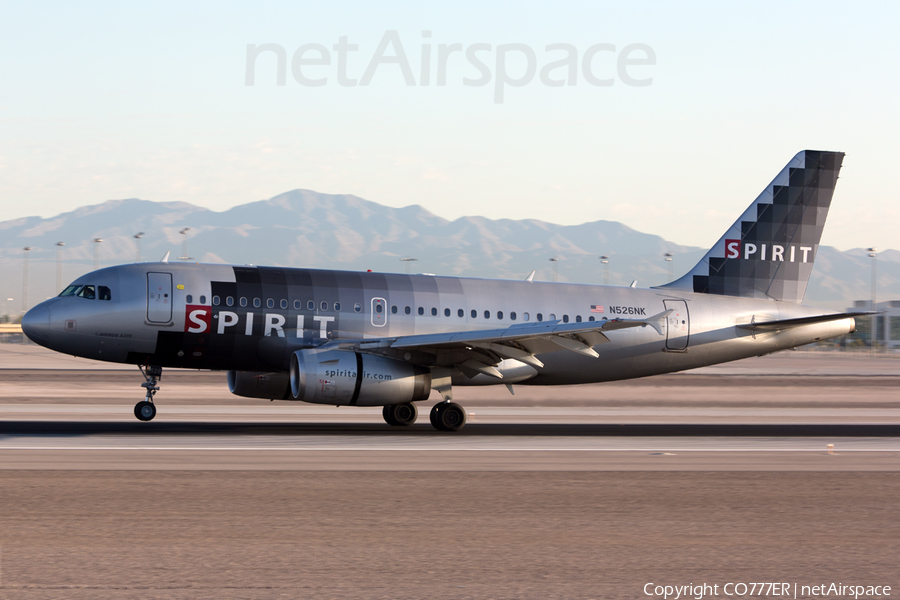 Spirit Airlines Airbus A319-132 (N526NK) | Photo 56671