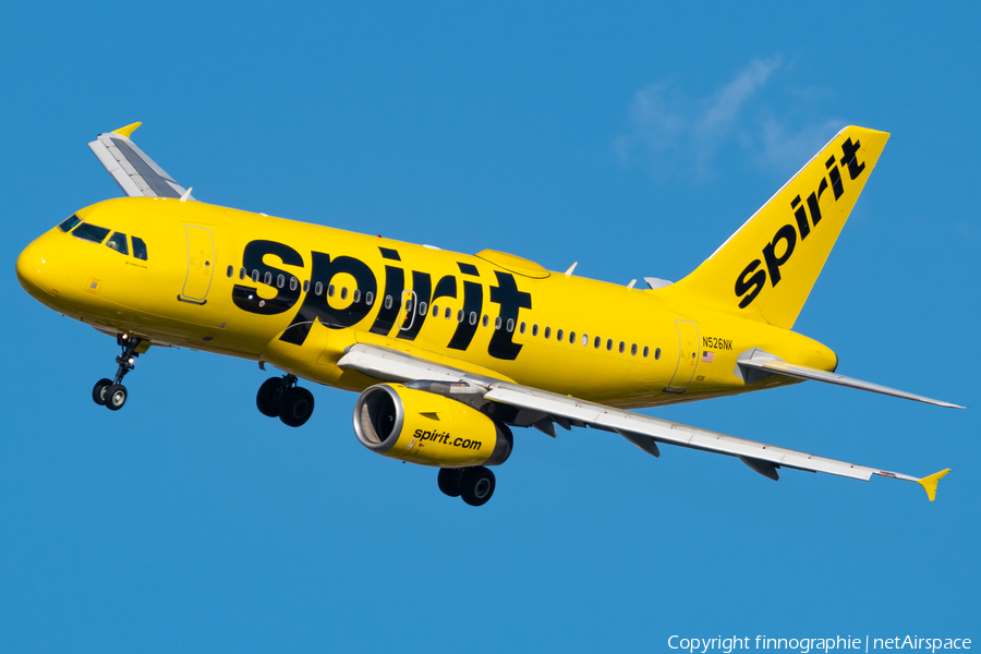 Spirit Airlines Airbus A319-132 (N526NK) | Photo 587441
