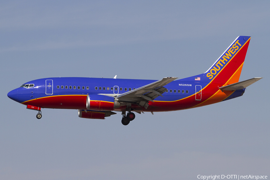 Southwest Airlines Boeing 737-5H4 (N526SW) | Photo 341092