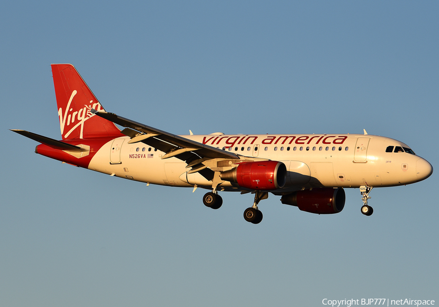 Virgin America Airbus A319-112 (N526VA) | Photo 211550