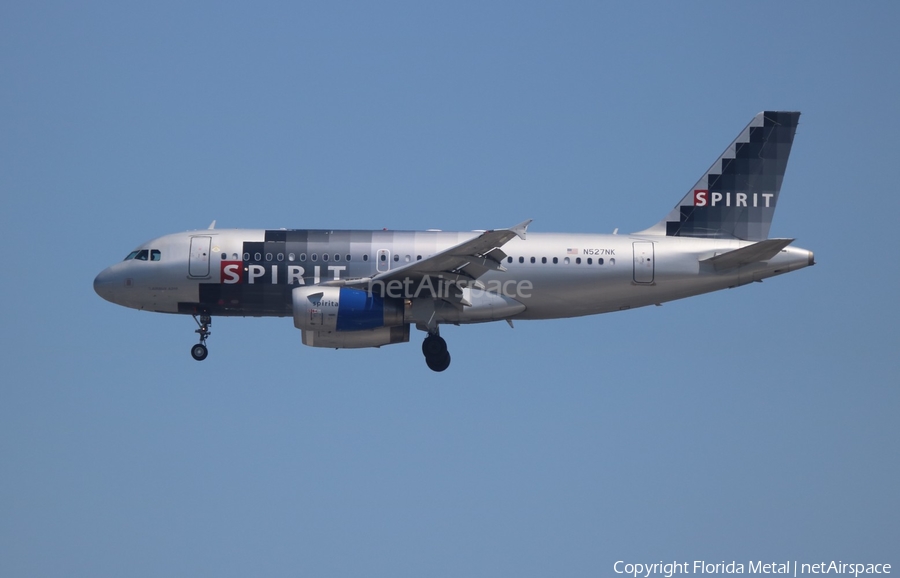 Spirit Airlines Airbus A319-132 (N527NK) | Photo 588634
