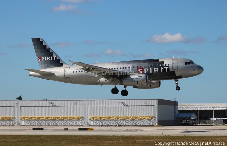 Spirit Airlines Airbus A319-132 (N528NK) | Photo 358028