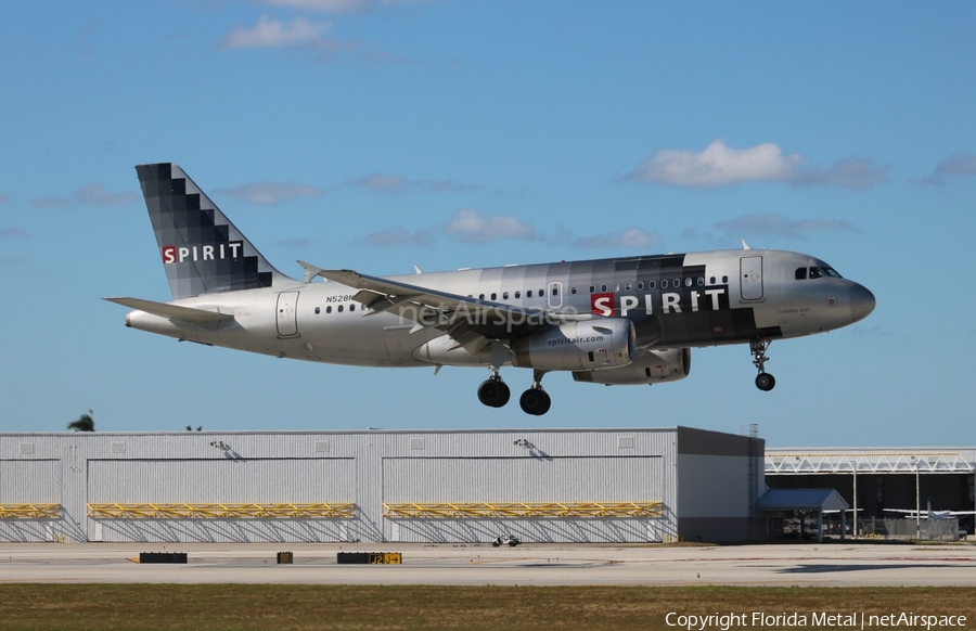 Spirit Airlines Airbus A319-132 (N528NK) | Photo 358028