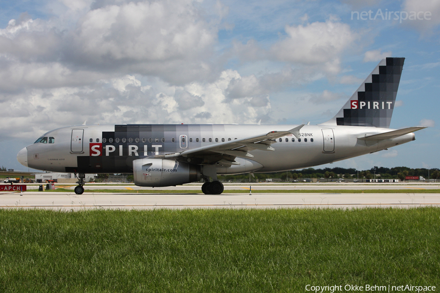 Spirit Airlines Airbus A319-132 (N528NK) | Photo 53965