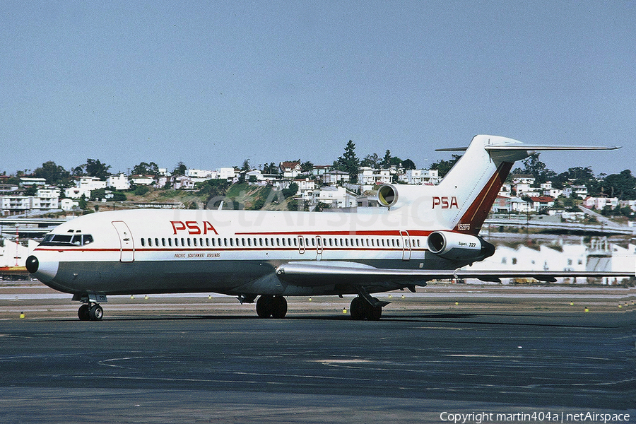 PSA - Pacific Southwest Airlines Boeing 727-214 (N528PS) | Photo 19877