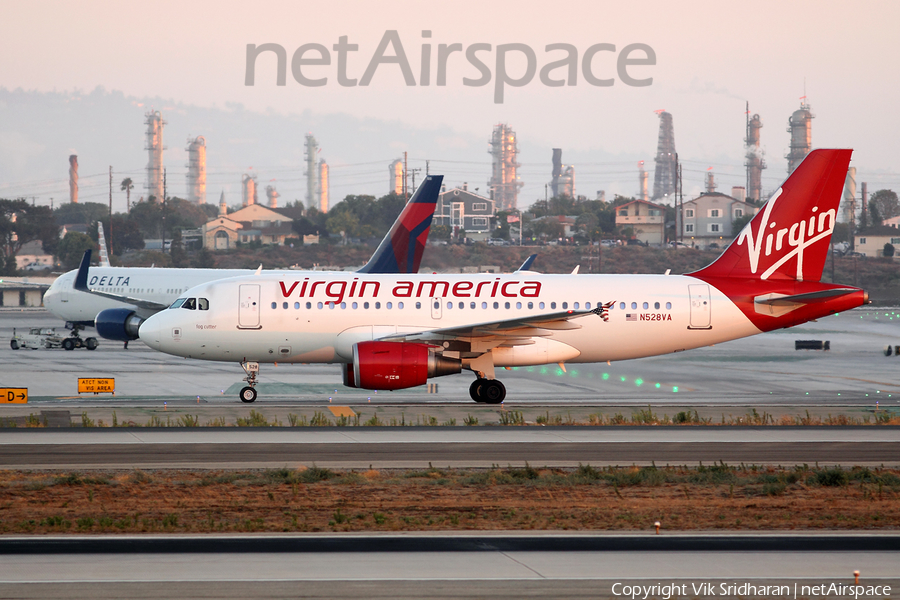 Virgin America Airbus A319-112 (N528VA) | Photo 54272