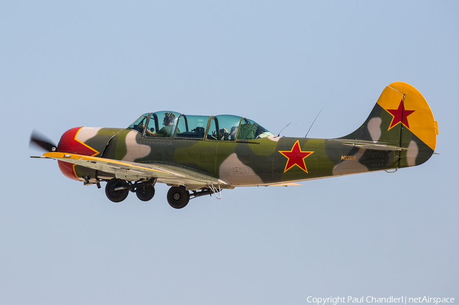 (Private) Yakovlev Yak-52 (N52EX) | Photo 436521