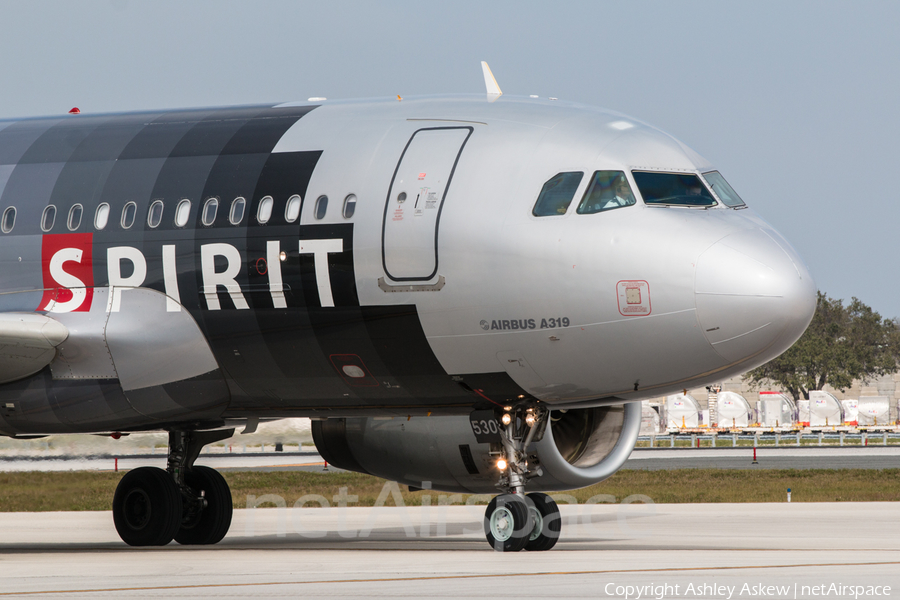 Spirit Airlines Airbus A319-132 (N530NK) | Photo 66551