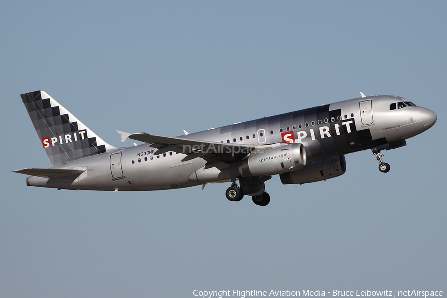 Spirit Airlines Airbus A319-132 (N530NK) | Photo 92505