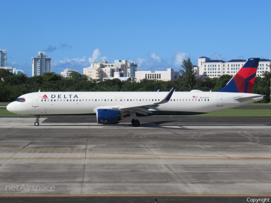 Delta Air Lines Airbus A321-271NX (N531DA) | Photo 601639