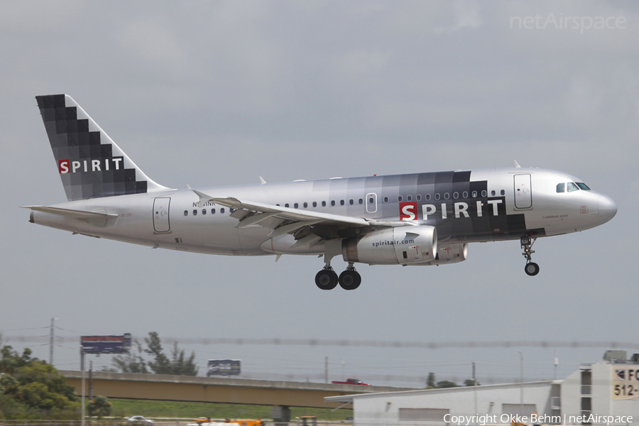 Spirit Airlines Airbus A319-132 (N531NK) | Photo 53967