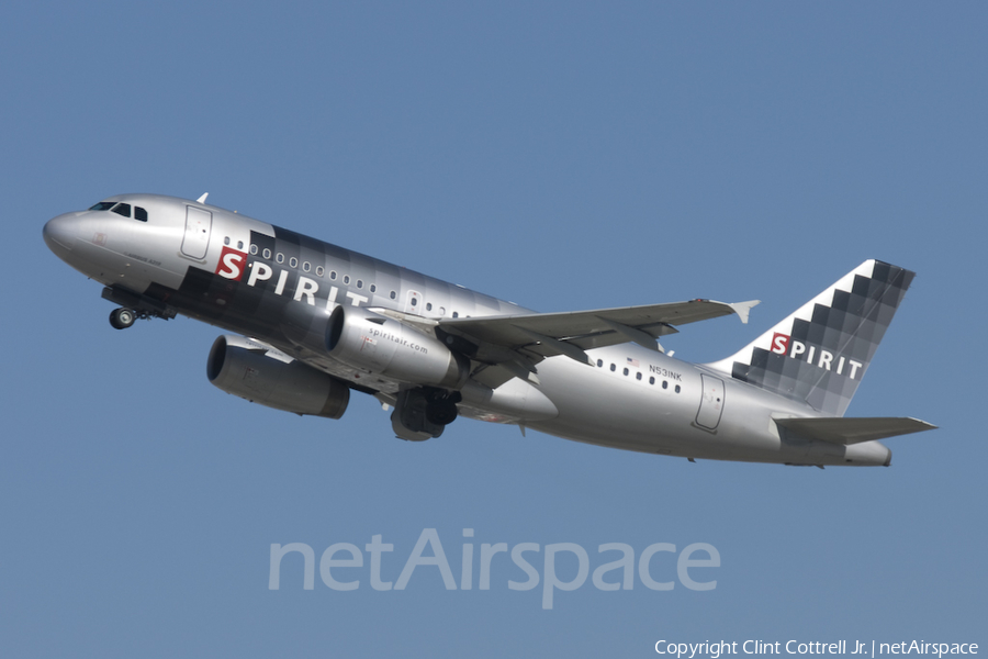 Spirit Airlines Airbus A319-132 (N531NK) | Photo 40749