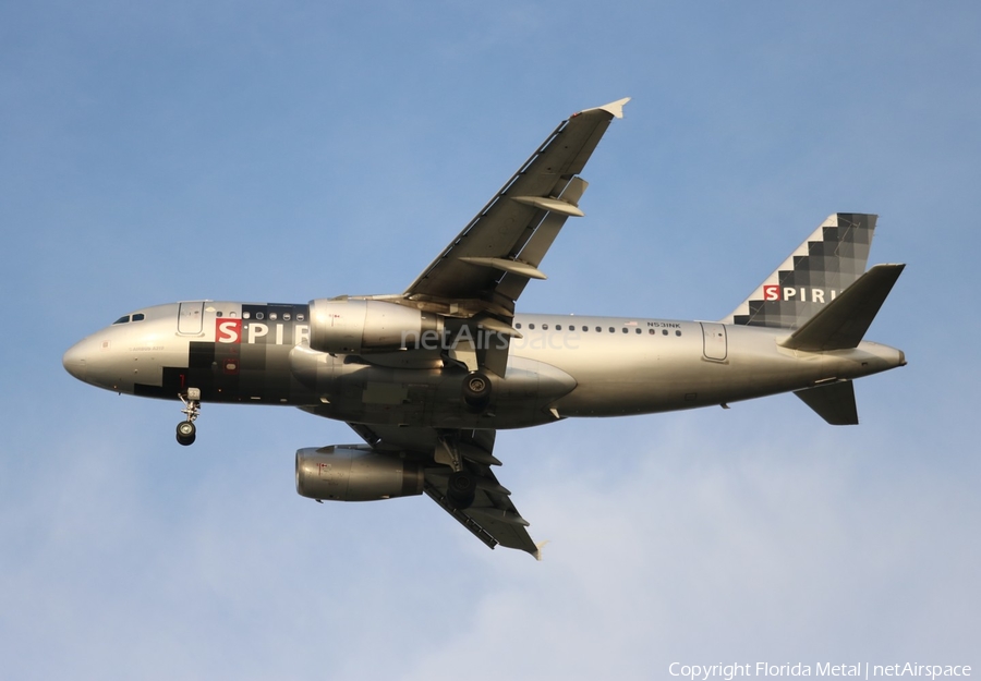 Spirit Airlines Airbus A319-132 (N531NK) | Photo 588774