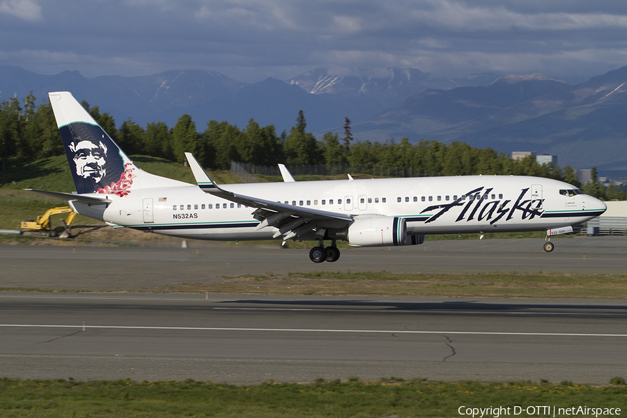 Alaska Airlines Boeing 737-890 (N532AS) | Photo 362991