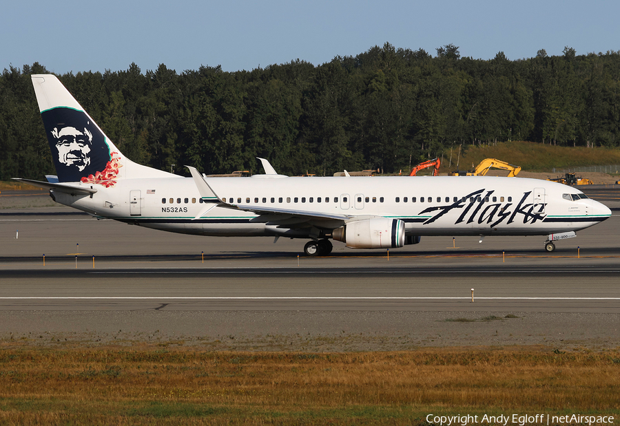 Alaska Airlines Boeing 737-890 (N532AS) | Photo 379710