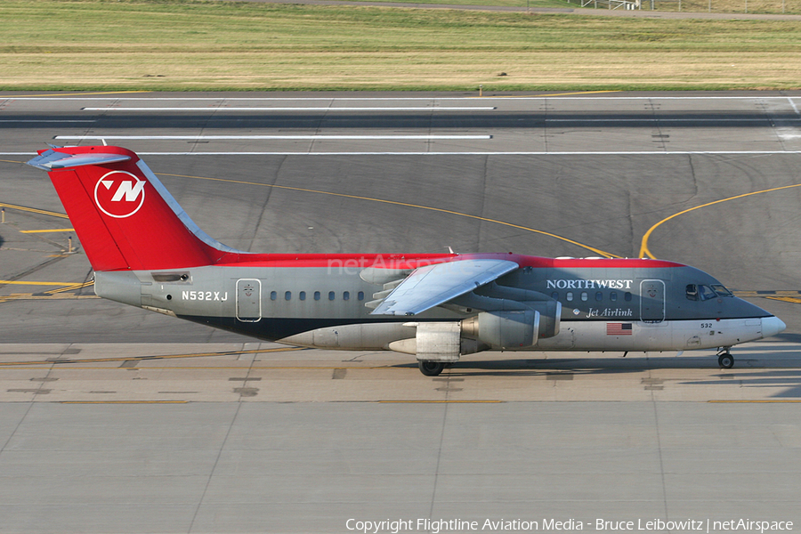 Northwest Airlink (Mesaba Airlines) BAe Systems BAe-146-RJ85 (N532XJ) | Photo 177826