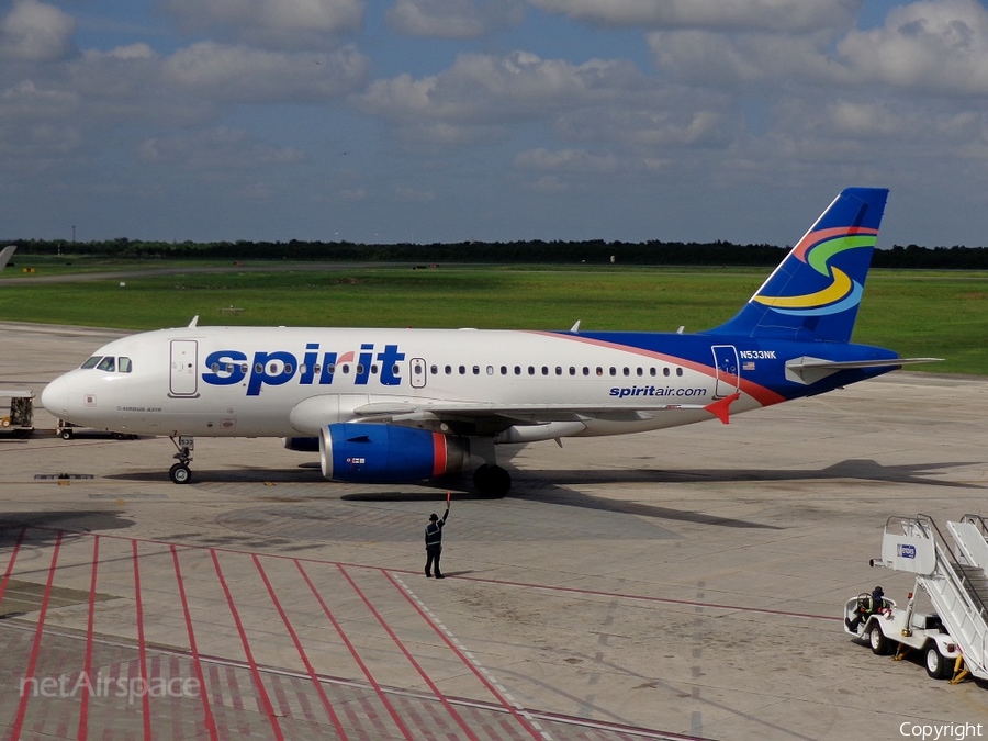 Spirit Airlines Airbus A319-132 (N533NK) | Photo 57532