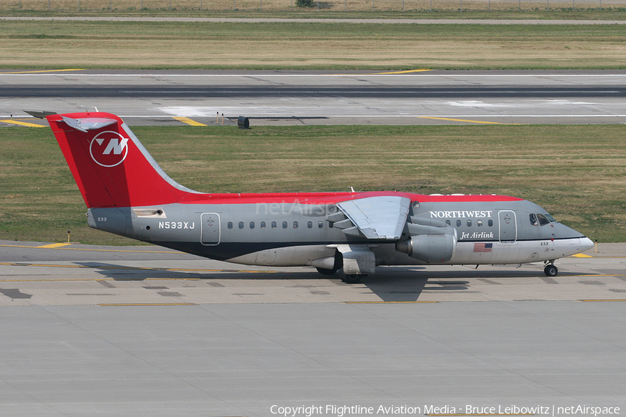 Northwest Airlink (Mesaba Airlines) BAe Systems BAe-146-RJ85 (N533XJ) | Photo 176486