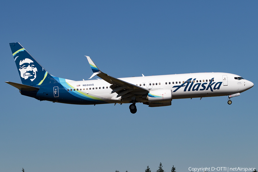Alaska Airlines Boeing 737-890 (N534AS) | Photo 180287
