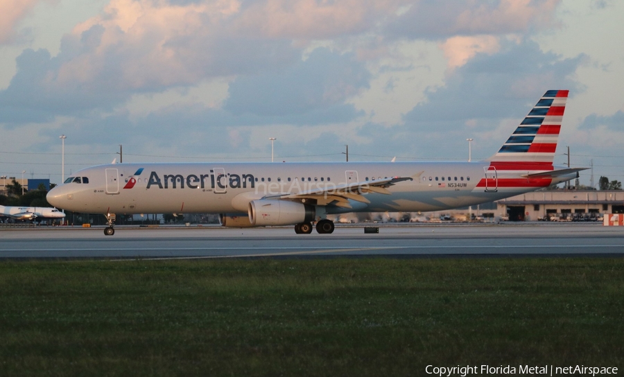 American Airlines Airbus A321-231 (N534UW) | Photo 589042